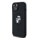 Kryt Karl Lagerfeld SILICONE Karl&Choupette iPhone 15 Plus
