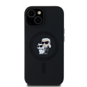 Kryt Karl Lagerfeld SILICONE Karl&Choupette iPhone 15 Plus