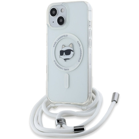 Kryt Karl Lagerfeld IML Choupette MagSafe pro iPhone 15/14/13