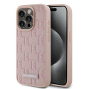 Pouzdro Karl Lagerfeld pro iPhone 15 Pro Max – růžová