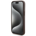 Sada Guess 4G Metal Logo pro iPhone 15 - hnědá