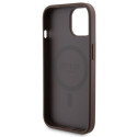 Sada Guess 4G Metal Logo pro iPhone 15 - hnědá