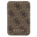Sada Guess 4G Metal Logo pro iPhone 15 - hnědá