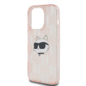 Kryt Karl Lagerfeld IML Choupette pro iPhone 13 Pro / 13 - růžový