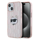 Kryt Karl Lagerfeld CHOUPETTE pro iPhone 14/15/13 – růžový