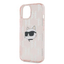 Kryt Karl Lagerfeld CHOUPETTE pro iPhone 14/15/13 – růžový