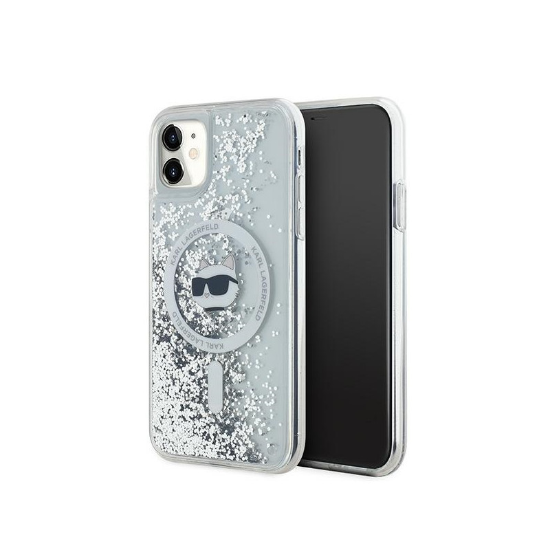 Kryt Karl Lagerfeld CHOUPETTE HEAD pro iPhone 11 / iPhone XR - transparentní