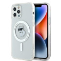 Kryt Karl Lagerfeld IML Choupette pro iPhone 12/12 Pro - transparent