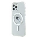 Kryt Karl Lagerfeld IML Choupette pro iPhone 12/12 Pro - transparent