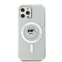 Kryt Karl Lagerfeld IML Choupette pro iPhone 12/12 Pro - transparent