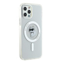 Kryt Karl Lagerfeld IML Choupette pro iPhone 12/12 Pro - transparent