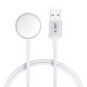 Magnetický nabíjecí kabel Tech-Protect MC02 UltraBoost pro Apple Watch (100 cm) – bílý