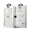 Kryt Karl Lagerfeld IML Choupette pro iPhone 12/12 Pro - transparent
