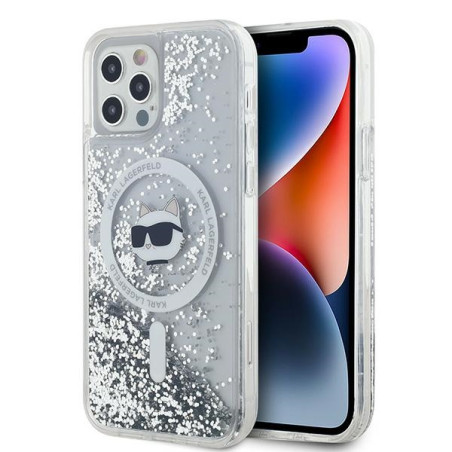 Kryt Karl Lagerfeld Liquid Glitter CHOUPETTE Head pro iPhone 12/12 Pro