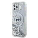 Kryt Karl Lagerfeld Liquid Glitter CHOUPETTE Head pro iPhone 12/12 Pro