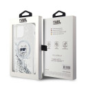 Kryt Karl Lagerfeld Liquid Glitter CHOUPETTE Head pro iPhone 12/12 Pro
