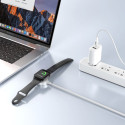 Magnetický nabíjecí kabel Tech-Protect MC02 UltraBoost pro Apple Watch (100 cm) – bílý