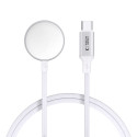 Magnetický nabíjecí kabel Tech-Protect MC02 UltraBoost Type-C pro Apple Watch (100 cm) – bílý