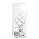 Kryt Karl Lagerfeld CHOUPETTE Liquid Glitter MagSafe pro iPhone 15 Plu