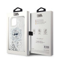 Kryt Karl Lagerfeld CHOUPETTE Liquid Glitter MagSafe pro iPhone 15 Plu