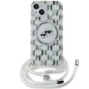 Pouzdro Karl Lagerfeld IML Crossbody pro iPhone 15/14/13 - transparent