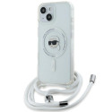Pouzdro Karl Lagerfeld KARL HEAD pro iPhone 15/14/13 - transparent