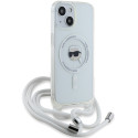 Pouzdro Karl Lagerfeld KARL HEAD pro iPhone 15/14/13 - transparent