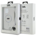 Pouzdro Karl Lagerfeld KARL HEAD pro iPhone 15/14/13 - transparent