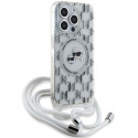 Pouzdro Karl Lagerfeld MagSafe iPhone 15 Pro Max - transparent
