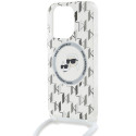 Pouzdro Karl Lagerfeld MagSafe iPhone 15 Pro Max - transparent