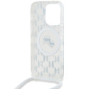 Pouzdro Karl Lagerfeld MagSafe iPhone 15 Pro Max - transparent