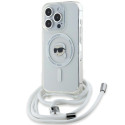 Kryt Karl Lagerfeld IML Karl Head pro iPhone 15 Pro Max - transparent