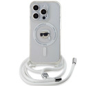 Kryt Karl Lagerfeld IML Karl Head pro iPhone 15 Pro Max - transparent