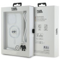 Kryt Karl Lagerfeld IML Karl Head pro iPhone 15 Pro Max - transparent