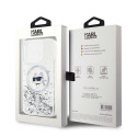 Kryt Karl Lagerfeld CHOUPETTE MagSafe pro iPhone 15 Pro Max - transpar