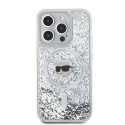 Kryt Karl Lagerfeld LIQUID GLITTER MagSafe pro iPhone 15 Pro Max - tra