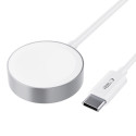 Magnetický nabíjecí kabel Tech-Protect UltraBoost Type-C 120 cm pro Apple Watch – bílý