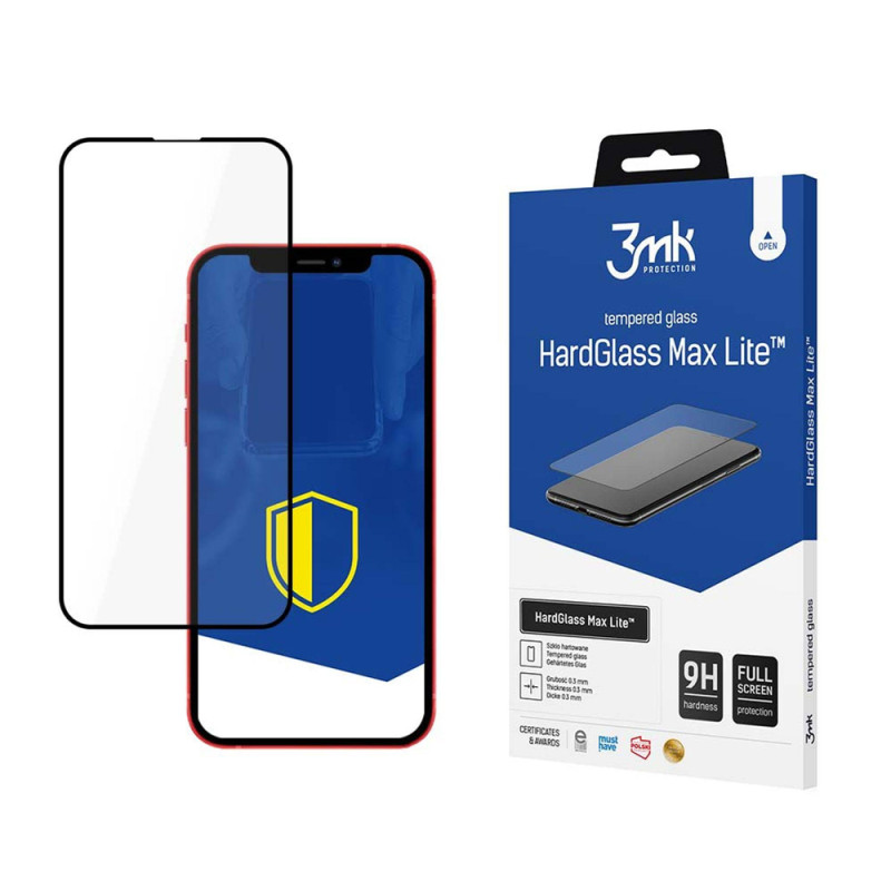 Ochranné sklo 3mk HARDGLASS MAX LITE™ pro iPhone 13 Pro - čiré