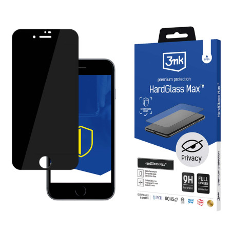 Ochranné sklo 3mk HardGlass Max Privacy pro iPhone 7/8