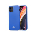 MERCURY Pearl Jelly Case silikonový kryt pro iPhone 12/12 Pro, modrá perleť