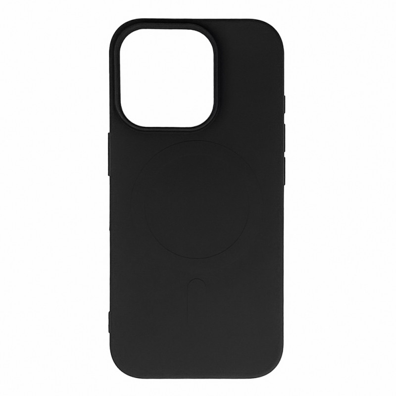Kryt Hurtel LIQUID SILICONE CASE MagSafe pro iPhone 16 Pro - black