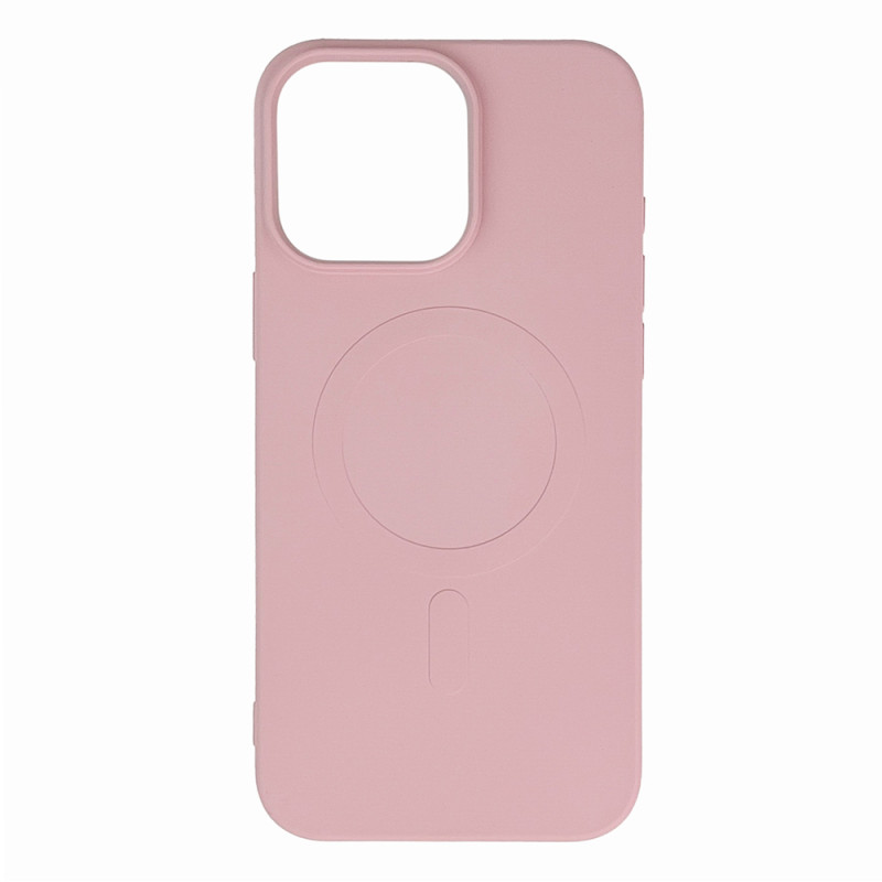 Kryt Hurtel LIQUID SILICONE CASE Magsafe pro iPhone 16 Pro Max - light pink