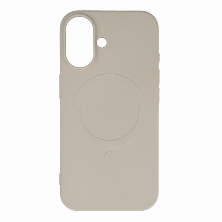 Kryt Hurtel LIQUID SILICONE CASE Magsafe iPhone 16 - beige