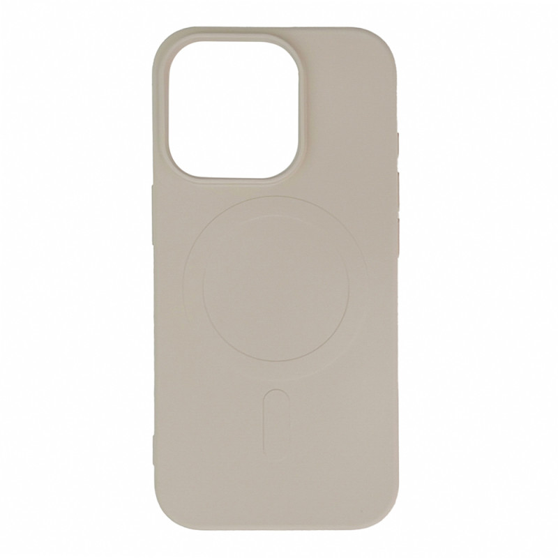 Kryt Hurtel LIQUID SILICONE CASE Magsafe pro iPhone 16 Pro - beige