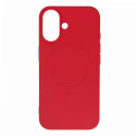 Kryt Hurtel LIQUID SILICONE CASE MagSafe iPhone 16 - červený