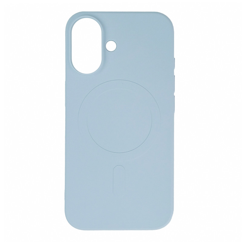 Kryt Hurtel LIQUID SILICONE CASE MagSafe pro iPhone 16 - modrá