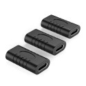 MICROCONNECT Adaptér USB-C 3.1 female-female (samice-samice),  PD až 100W, černý