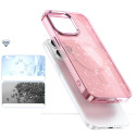 Kryt Hurtel GLITTER CASE MAGSAFE iPhone 16 Pro Max - růžový