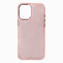 Kryt Hurtel Glitter Case iPhone 16 - růžová s glitter efektem
