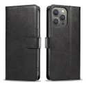 Hurtel Leather Book Case pro iPhone 16 Pro – černá
